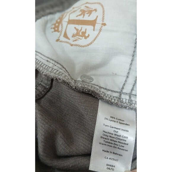 Talbots Women's 16 Curvy Corduroy Jeans Gray Bootcut Flare Soft Stretch - Picture 13 of 13